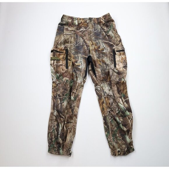 Vtg Scentblocker Mens XL Distressed Realtree Pro Series Camouflage Joggers Pants - Picture 1 of 13
